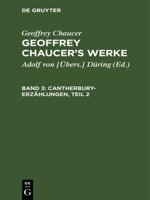 cover image of Cantherbury-Erzählungen, Teil 2